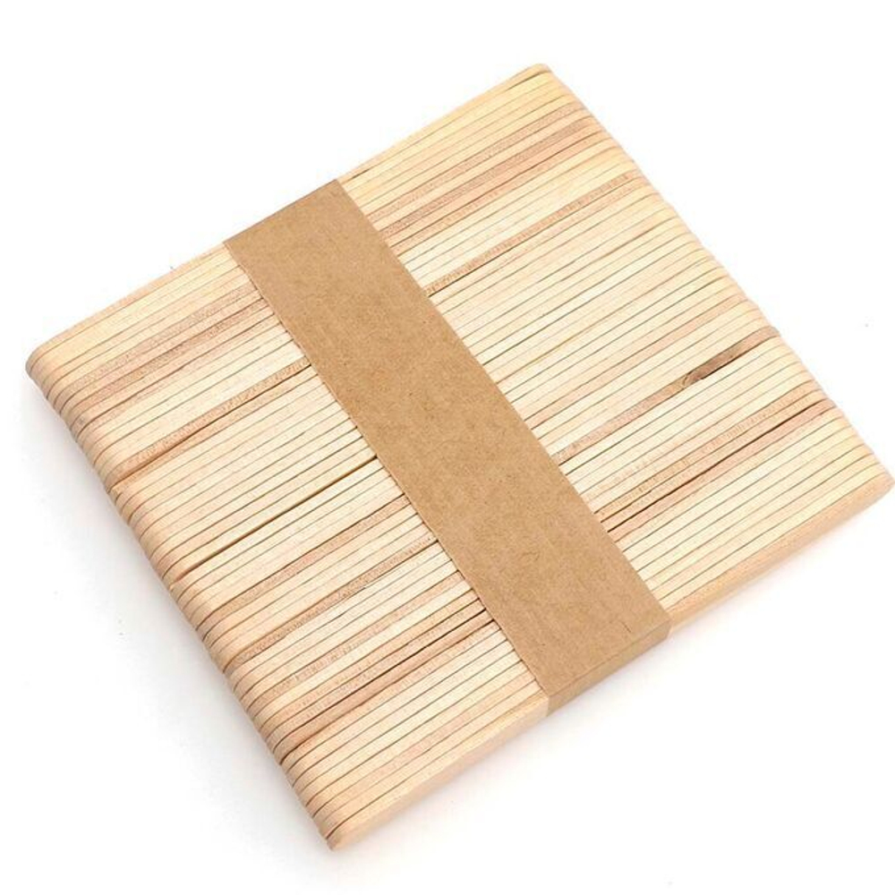 Палочки для эскимо деревянные 9 см прямые, 50 шт