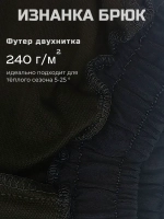 Спортивные штаны широкие без начеса