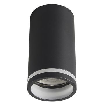 Накладной точечный светильник 1*GU10 CLT 072C BL чёрный Crystal Lux