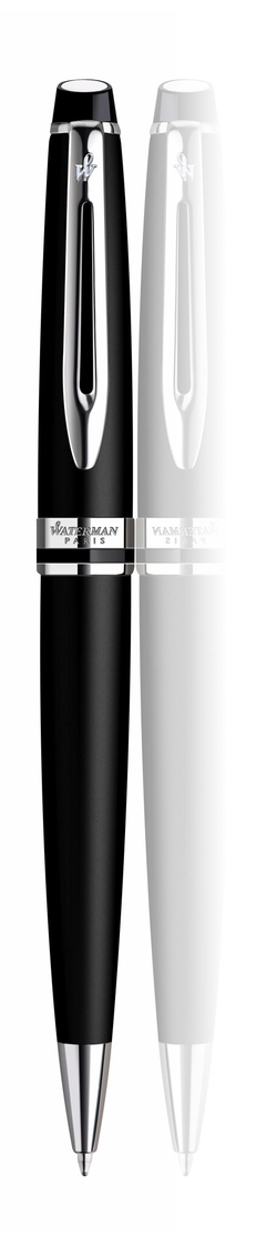 Шариковая ручка Waterman Expert 3, цвет: MattBlack CT, стержень: Mblue