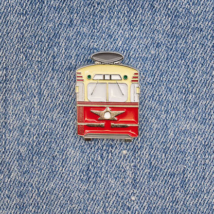 Значок трамвай КТМ-1