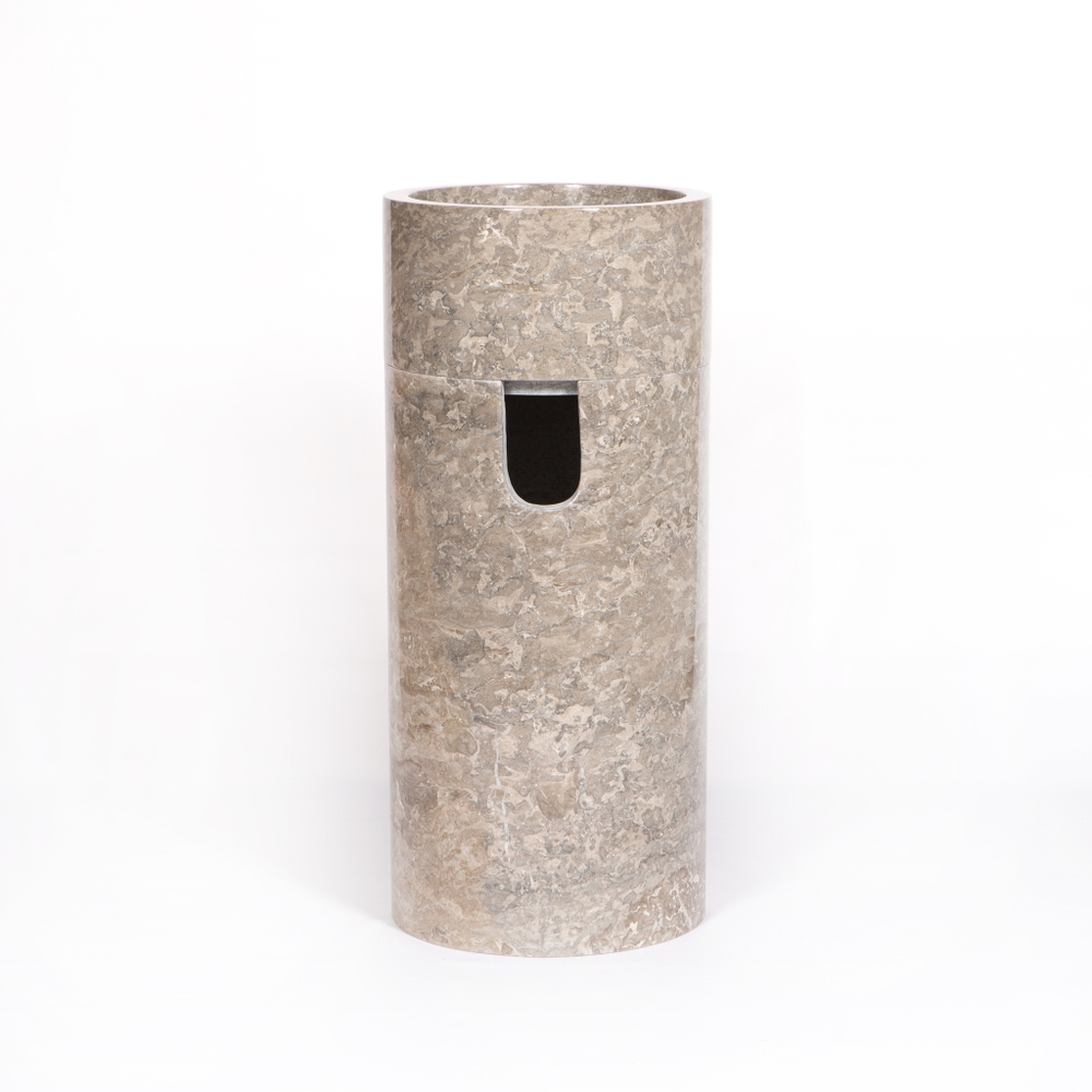 Раковина напольная из мрамора Silinder MN-63209 40*40*90