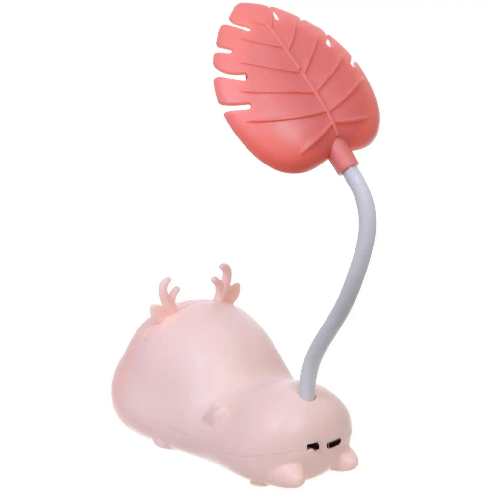 Настольная лампа «Sweet deer» 7.5*13.5*20 см LED, USB 0.6-3W, Розовый