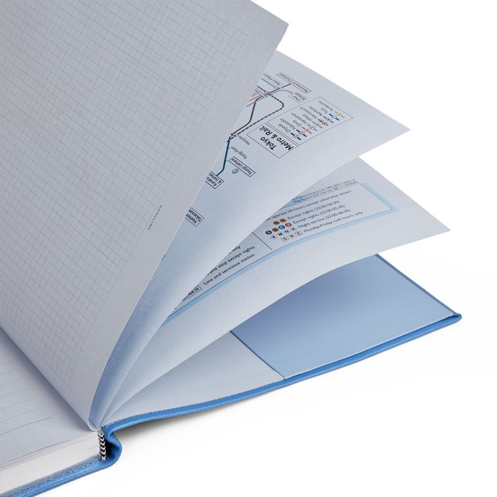 Smythson Ежедневник 2026 W1 Diary in Panama, Navy