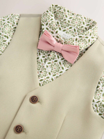 Комплект из трех предметов для мальчика Next AG8-622, Хаки, Розовый