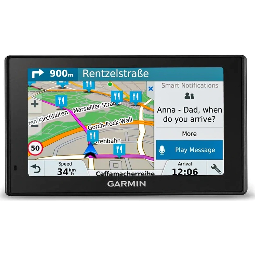 GARMIN DriveSmart 51 RUS LMT навигатор с картой России 010-01680-46