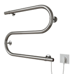 Полотенцесушитель MIXLINE SIMPLE S 40x50 (кнопочный выкл, 130 Вт) ХРОМ