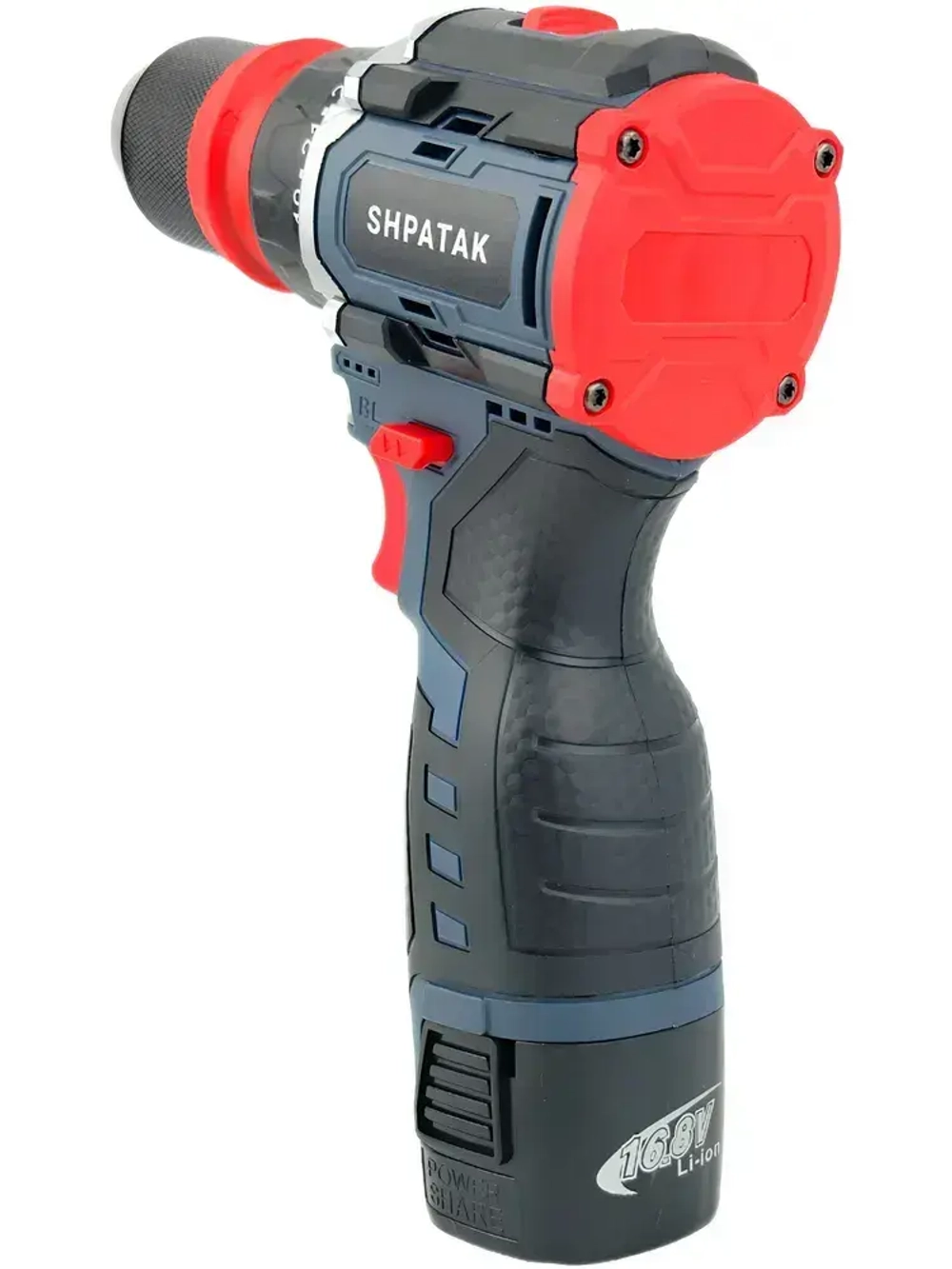 Шуруповерт аккумуляторный, бесщеточный, со съемным патроном, SHPATAK, 70HM, 2 АКБ