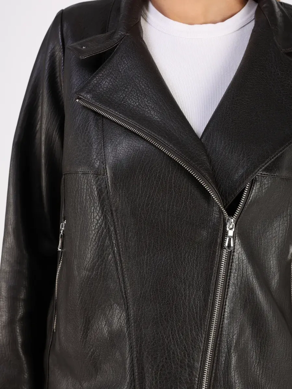 Кожаная куртка демисезонная косуха