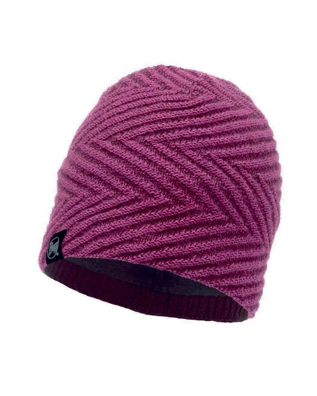 Шапка вязаная с флисом Buff Hat Knitted Polar Silja Purple Фото 1