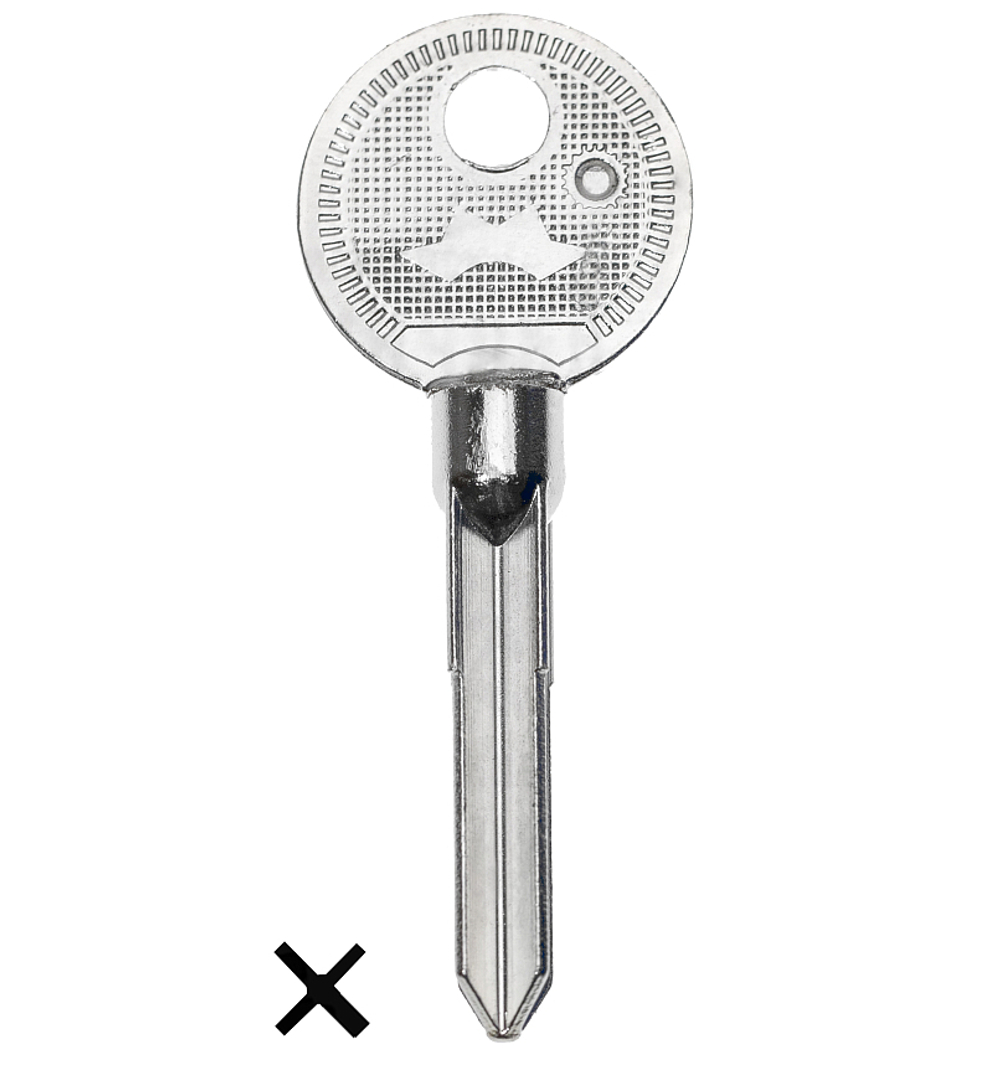 Заготовка крестового ключа 14177  KR Крест №5 Рольставни