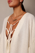 Блуза с завязками