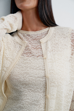 Кардиган MIA, молочный