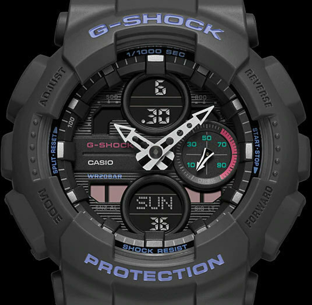 Японские наручные часы Casio G-SHOCK GMA-S140-8AER с хронографом