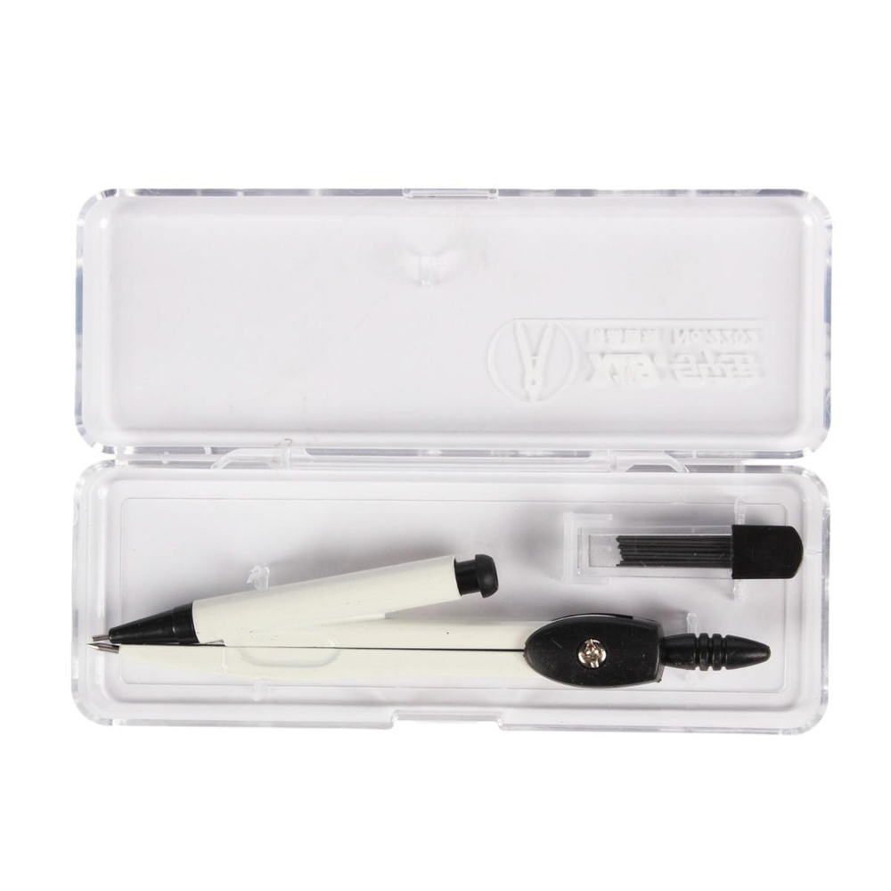 Циркуль-автомат со стержнями "Астронавт" в пластиковом пенале, С-30663