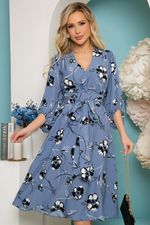 Платье "Нимфа" (серо-голубое) П3605 LT Collection (Акция)