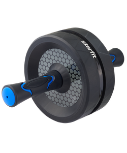 Ролик для пресса широкий RL-106, черный/темно-синий