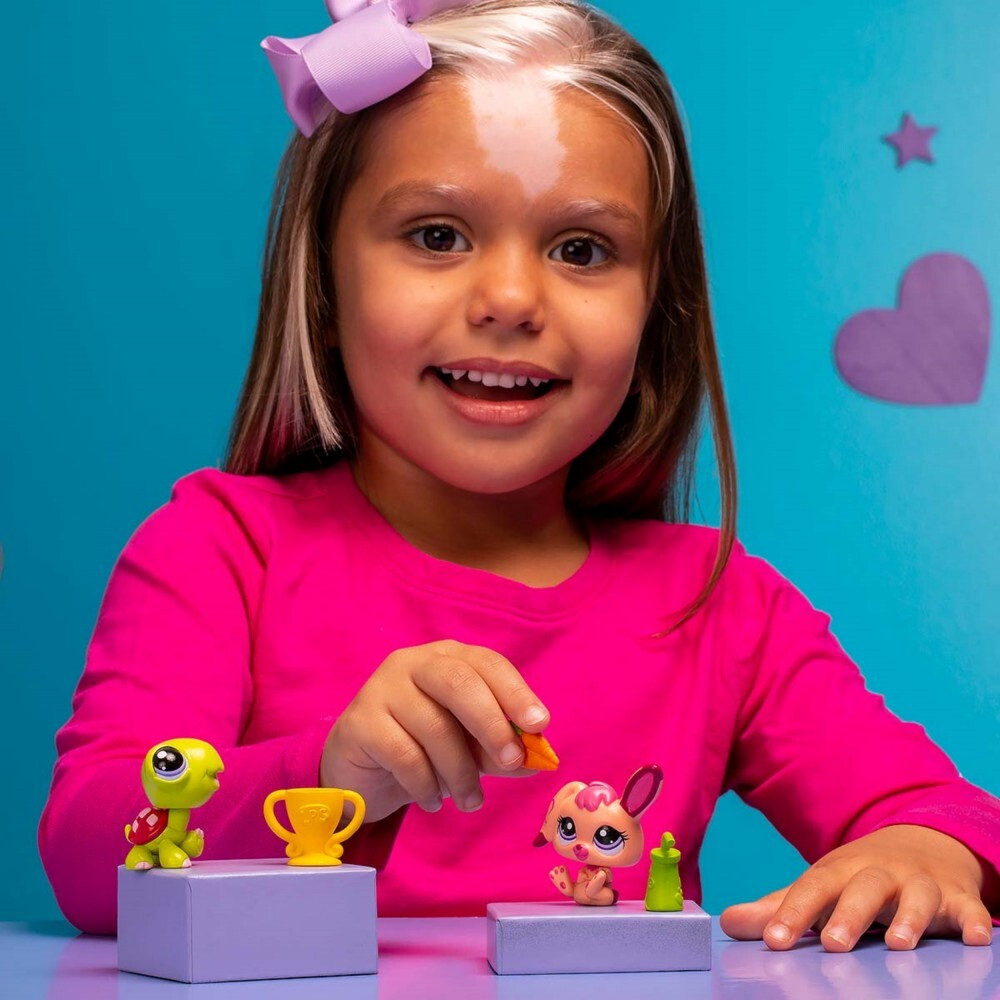 Littlest Pet Shop - Черепаха и Розовый Кролик 2-PAK Два животных + аксессуары LPS00620