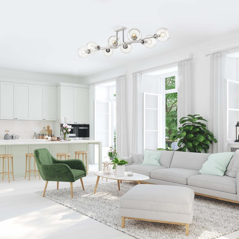 4517/8C LN Люстра E14 8*40Вт 220В IP20 MODERNI