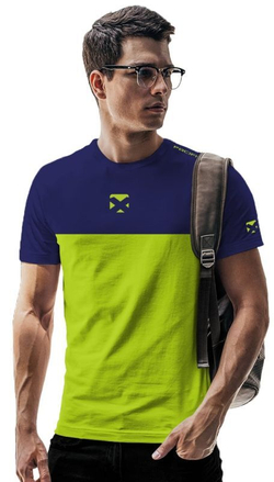 Теннисная футболка Pacific Break - navy/lime