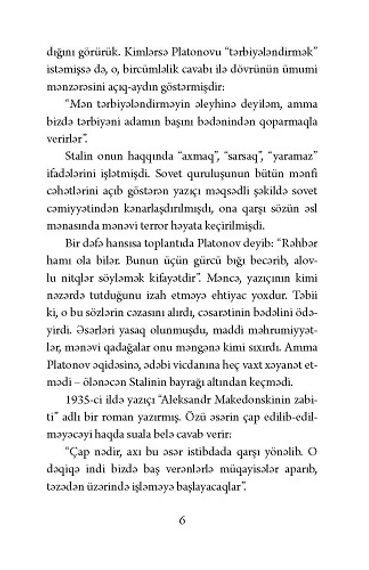 Seçmə hekayələr. Andrey Platonov