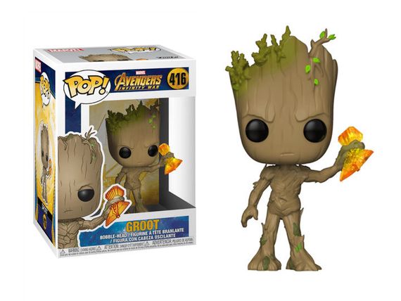 POP Marvel: Infinity War S2- Groot w/ Stormbreaker