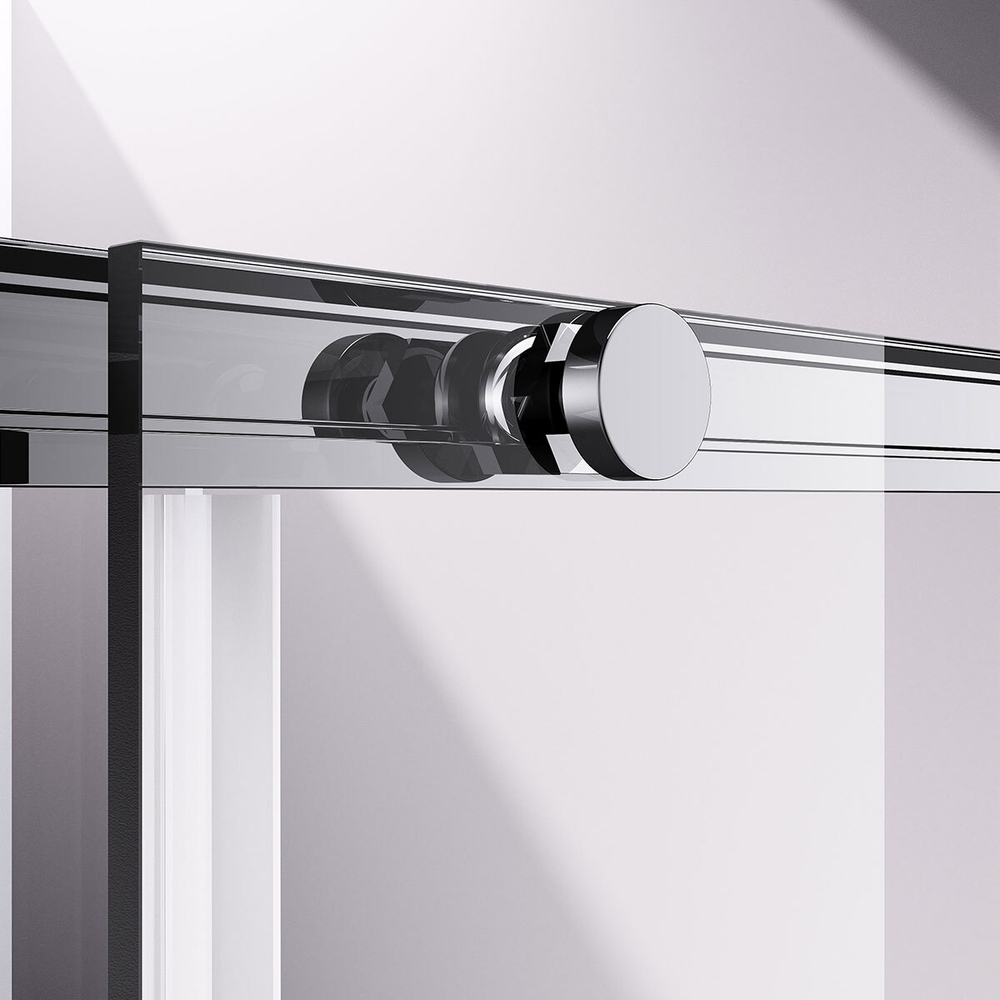 Душевая дверь Slim-N VDS-4SN130CL, 1300, хром, стекло прозрачное