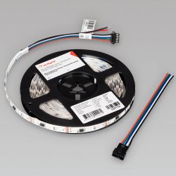 Светодиодная лента DMX-B60-10mm 12V RGB-PX3 (14 W/m, IP20, 5060, 5m) (Arlight, -) 039174