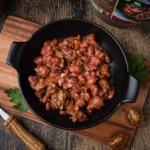 Свинина с фасолью Кронидов