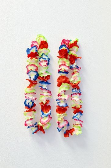 Гавайский набор (ожерелье, венок, браслеты 2 шт.)