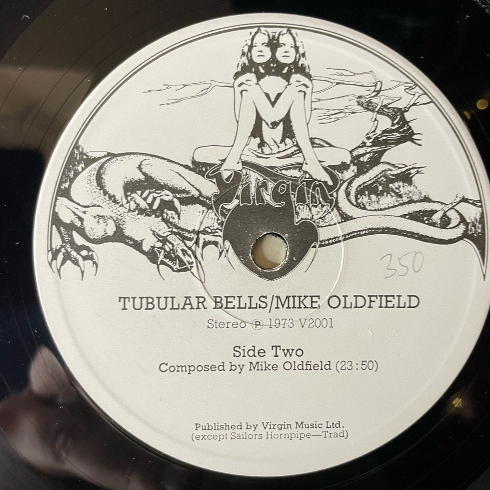 Винтажная виниловая пластинка LP Mike Oldfield Tubular Bells (Англия 1973)