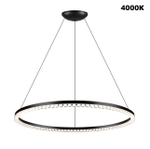 359711 LEDO NT25 000 черный Светильник подвесной диммир. со сменой цв.темпер. (пульт ДУ/прилож. Smart Life) IP20 LED 70W 220-240V 1800-4000К MONILE