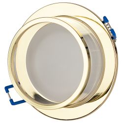 Светильник встраиваемый декоративный ЭРА DK99 GD под лампу MR16 GU5.3 золото