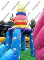 Коммерческий батут "Космические зверята" 16*8*7 м