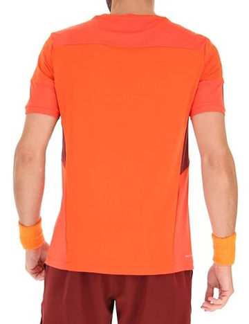 Мужская теннисная футболка Lotto Tech и D1 Tee - красный