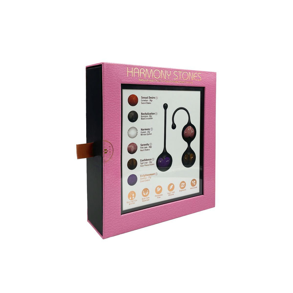 Комплект вагинальных шариков Harmony Stones (Цвет: разноцветный)