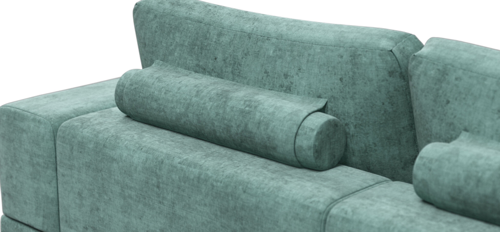 Угловой диван-кровать BOSS MODOOL XL шенилл Gloss минт