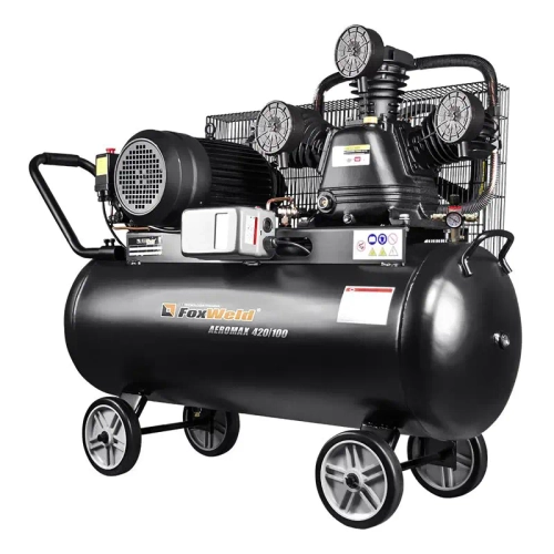 FoxWeld AEROMAX 420/100 масляный ременной компрессор 5074