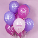 Воздушные шары Sempertex с рисунком Маленькая принцесса, 25 шт. размер 12" #354378