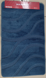 Комплект ковриков для ванной Confetti Bath Maximus Symphony 2569 Ink Blue BQ (60*100; 50*60)