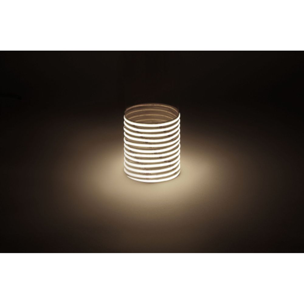 Лента светодиодная ЭРА LRCOB-352-8 12W/m 8mm 24V 4000K 3year белая 5 м | Светодиодные ленты COB 24В 3 года