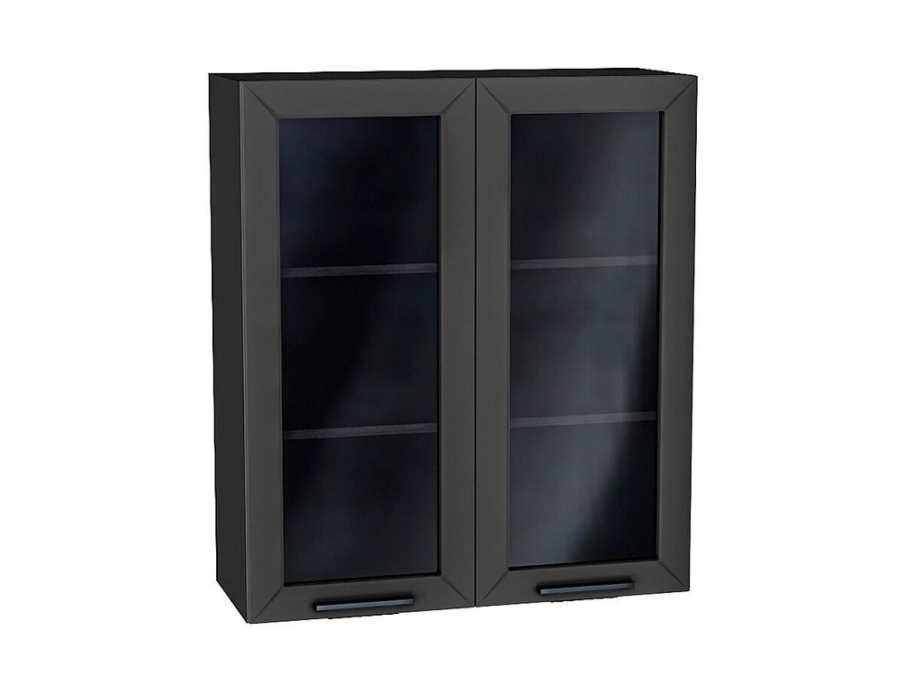 Шкаф верхний с 2-мя остекленными дверцами Глетчер