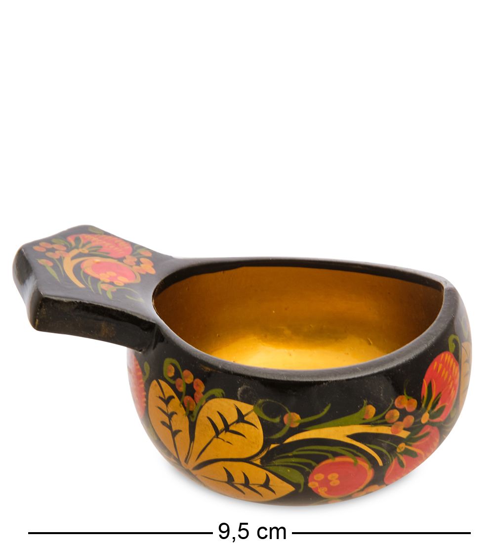 Народные промыслы ХЛ-112/1 Солонка резная (Хохлома)