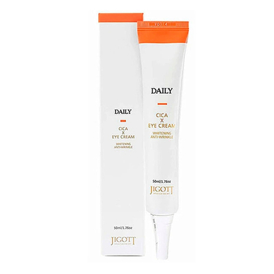 Крем для области вокруг глаз с центеллой Jigott Daily Real Cica Eye Cream 50 мл