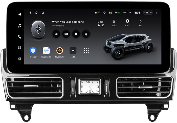 Магнитола для Mercedes-Benz GL (X166) 2011-2015 NTG 4.5/4.7 - Teyes LUX ONE монитор 12.3", Android 10, Быстрая, CarPlay, 4G SIM-слот