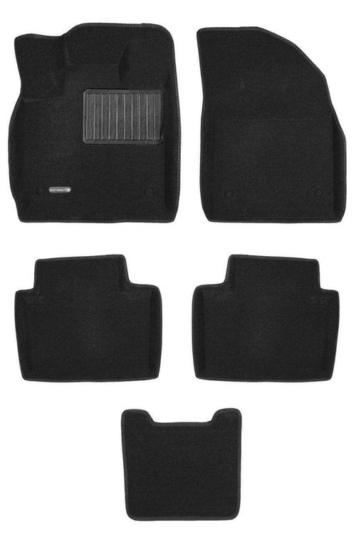 Коврики салона для  CHERYEXCEED TXL (2019-) Euromat 3D Business черные. Арт. EMC3D-001423