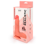 Телесный фаллоимитатор на присоске Bior Toys Erowoman-Eroman Realistic ER-30082