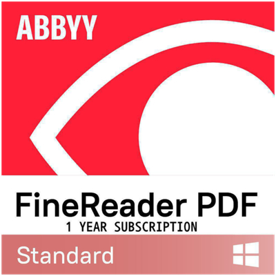 ABBYY FineReader PDF Standard, Single User License (ESD), Subscription, 1y