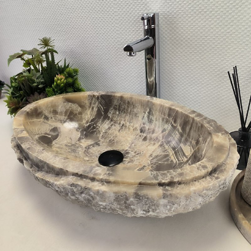 Раковина из оникса Oval Marmo Wave OO-62164 59*38*15 0103