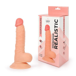 Телесный реалистичный фаллоимитатор 19,5см Bior Toys Erowoman-Eroman ER-30064